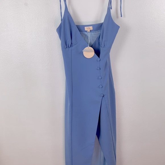 REVOLVE Camila Coelho Aaliyah Midi Dress in Periwinkle Blue Size M - Picture 5 of 7